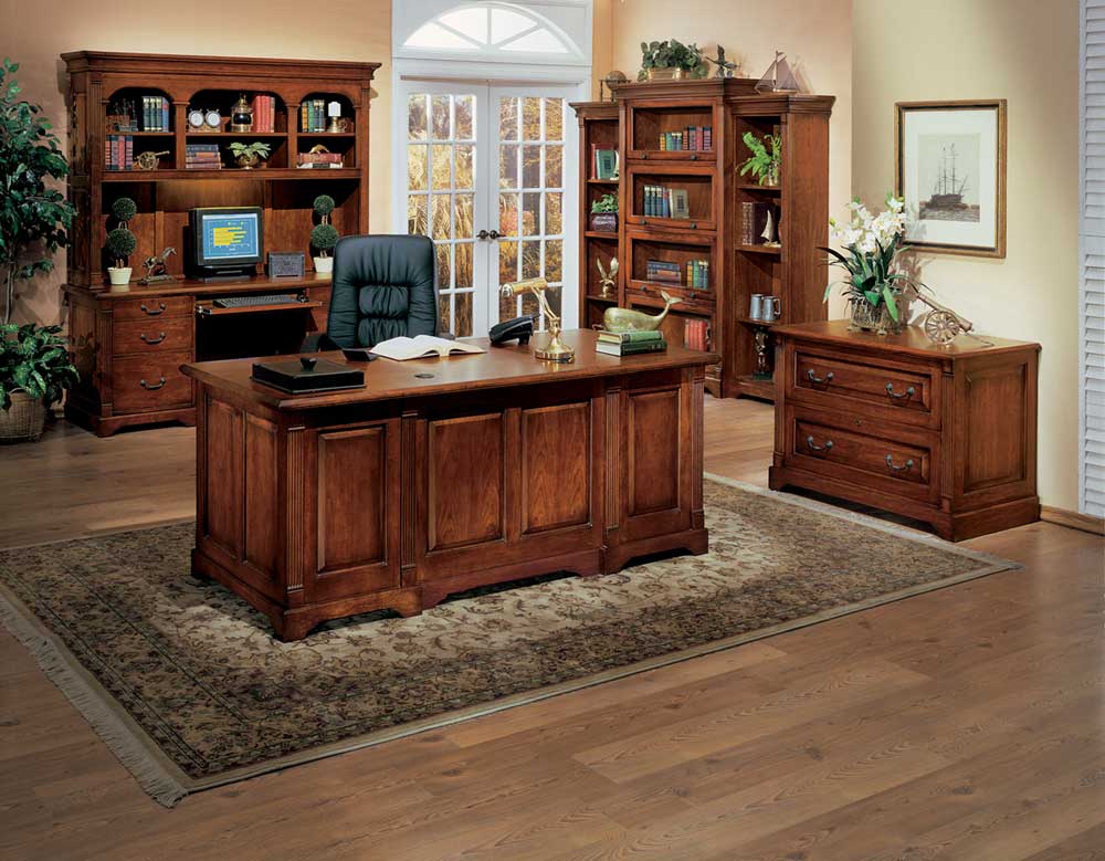 Country-Cherry-Modular-Executive-Home-Office-Collections