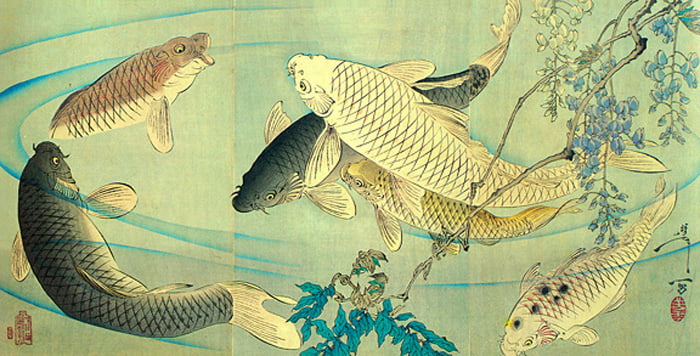 15-traditional-japanese-painting-of-koi