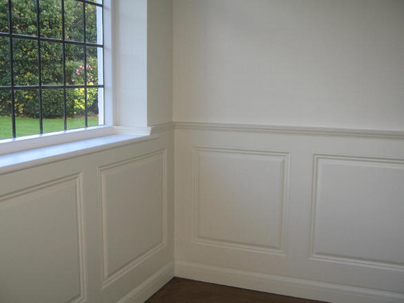 Renaissance Dado Height Panelling Painted Tallow White
