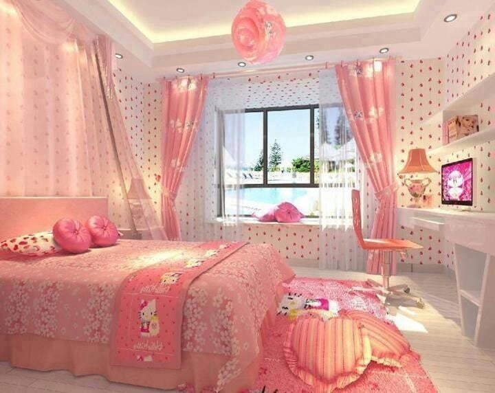 40455-Hello-Kitty-Pink-Bedroom