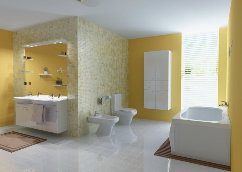 fancy-yellow-bathroom