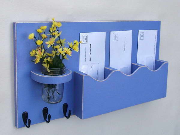 Mail-Organizer-Wall-Mount-With-Blue-Color-Design