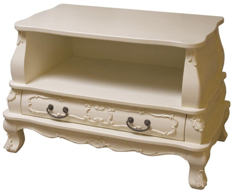 bergere shabby chic tv cabinet