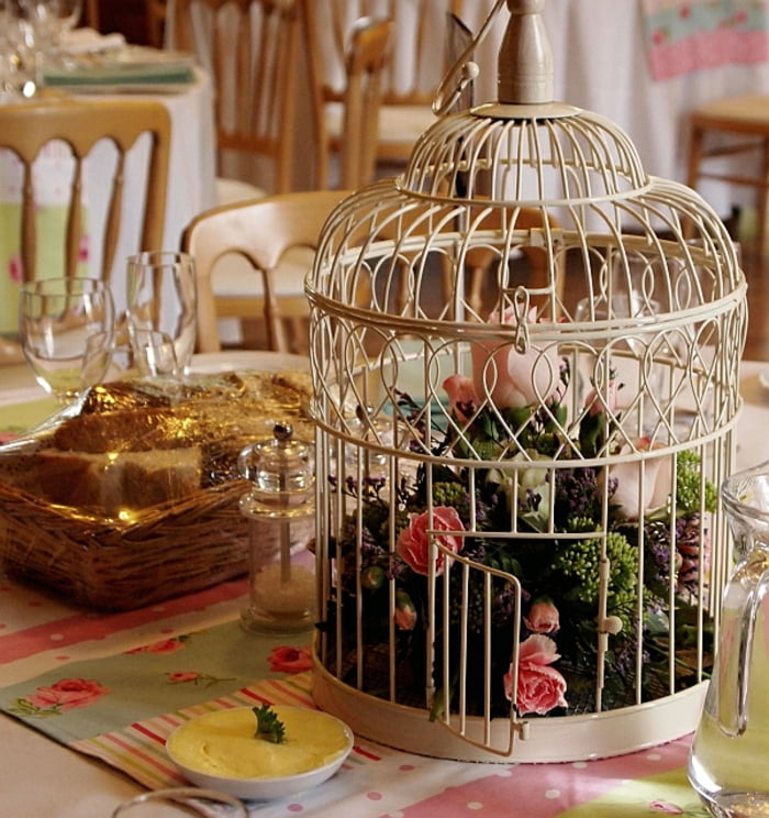 cage-à-oiseaux-décorative-décoration-de-table-cage-décorative