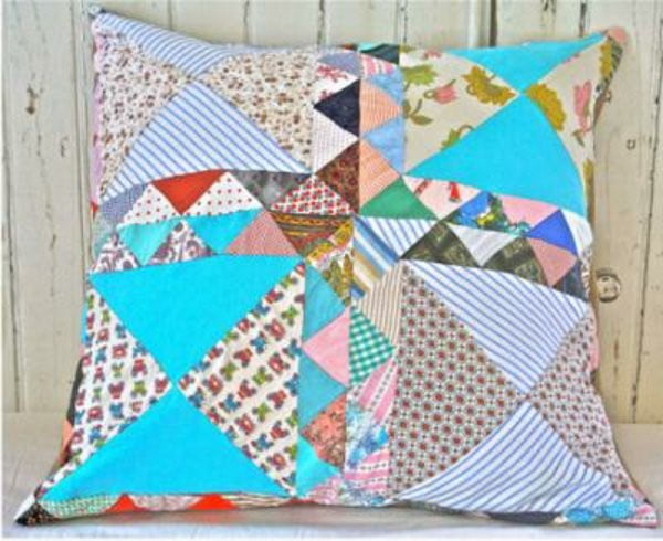 vintage-patchwork-pillows-for-an-old-nursery-rocking-chair-
